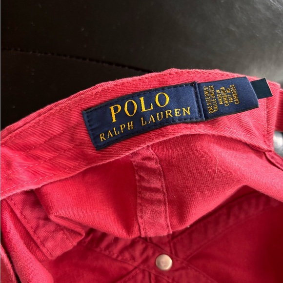 Ralph Lauren Vibrant Red Polo Cap - Picture 6 of 6